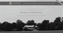 Desktop Screenshot of josephbenjaminmarquees.co.uk