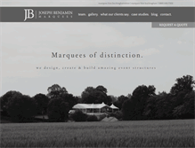 Tablet Screenshot of josephbenjaminmarquees.co.uk